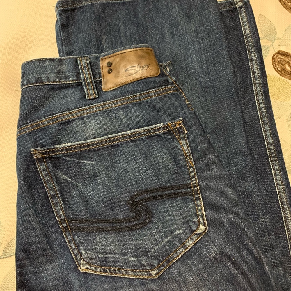Men’s Silver Jeans 34x30